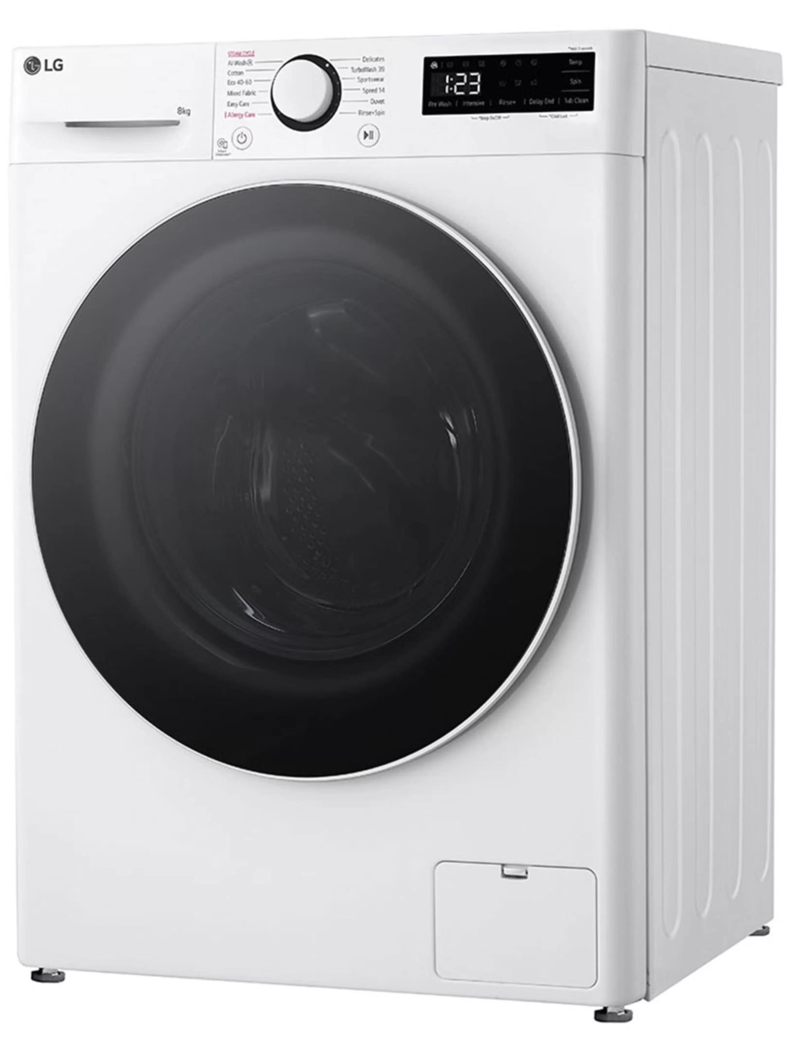 Стиральная машина LG F2WR508S0W (47.5см / 8кг / 1200об / пар / AI DD™ / Steam™ / TurboWash 360˚ / А+++)-2