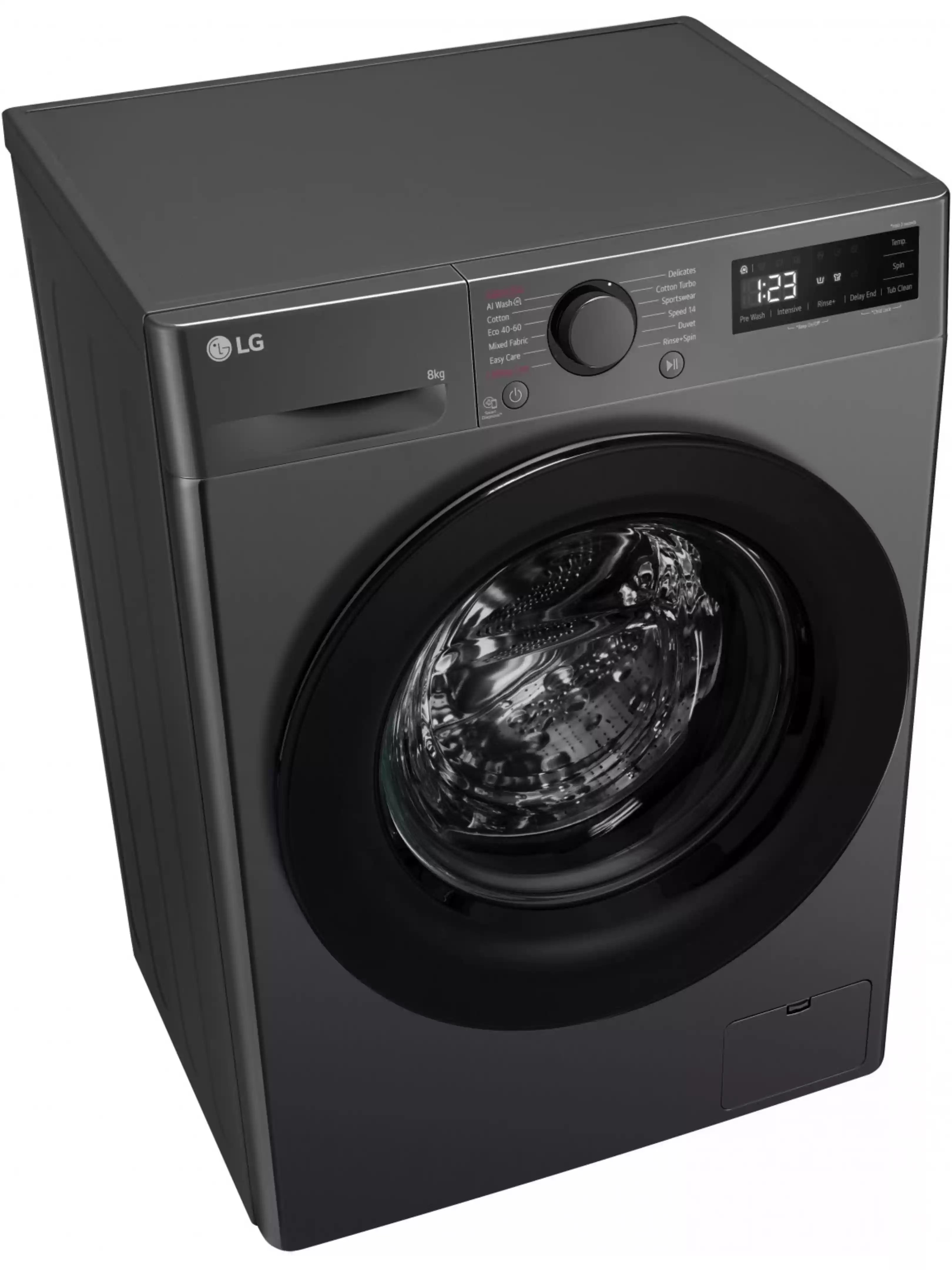 Стиральная машина LG F2WR508SBM (47.5см / 8кг / 1200об / пар / добавление белья / AI DD ™ / Steam™ / Inverter Direct Drive / A+++ / Чёрный)-10