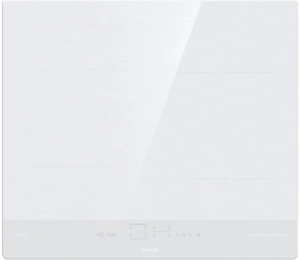 Поверхность индукционная Gorenje IT643SYW7 (Simplicity 2.1 / белое стекло / объединение конфорок Bridge/ SmartControl / PowerBoost / StayWarm)-2