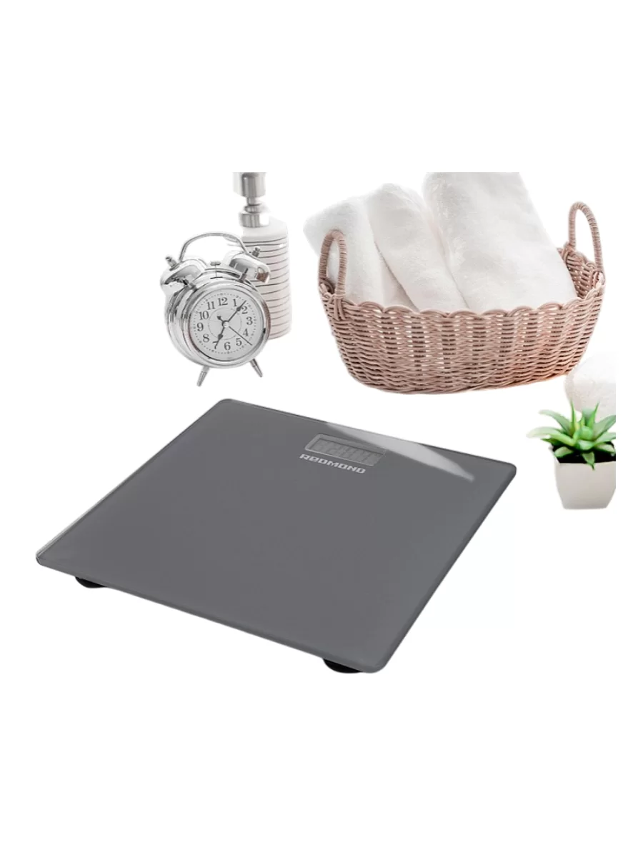 Весы электронные напольные Redmond RS-757, Серый  (180 кг)-7