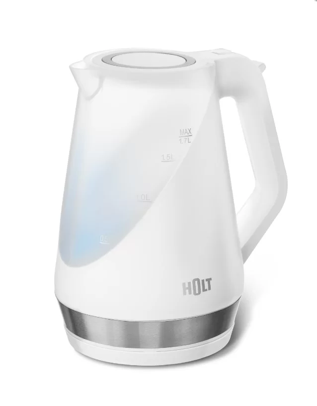Чайник HOLT HT-KT-022 (2200Вт / 1,7л / пластик/ белый)-0
