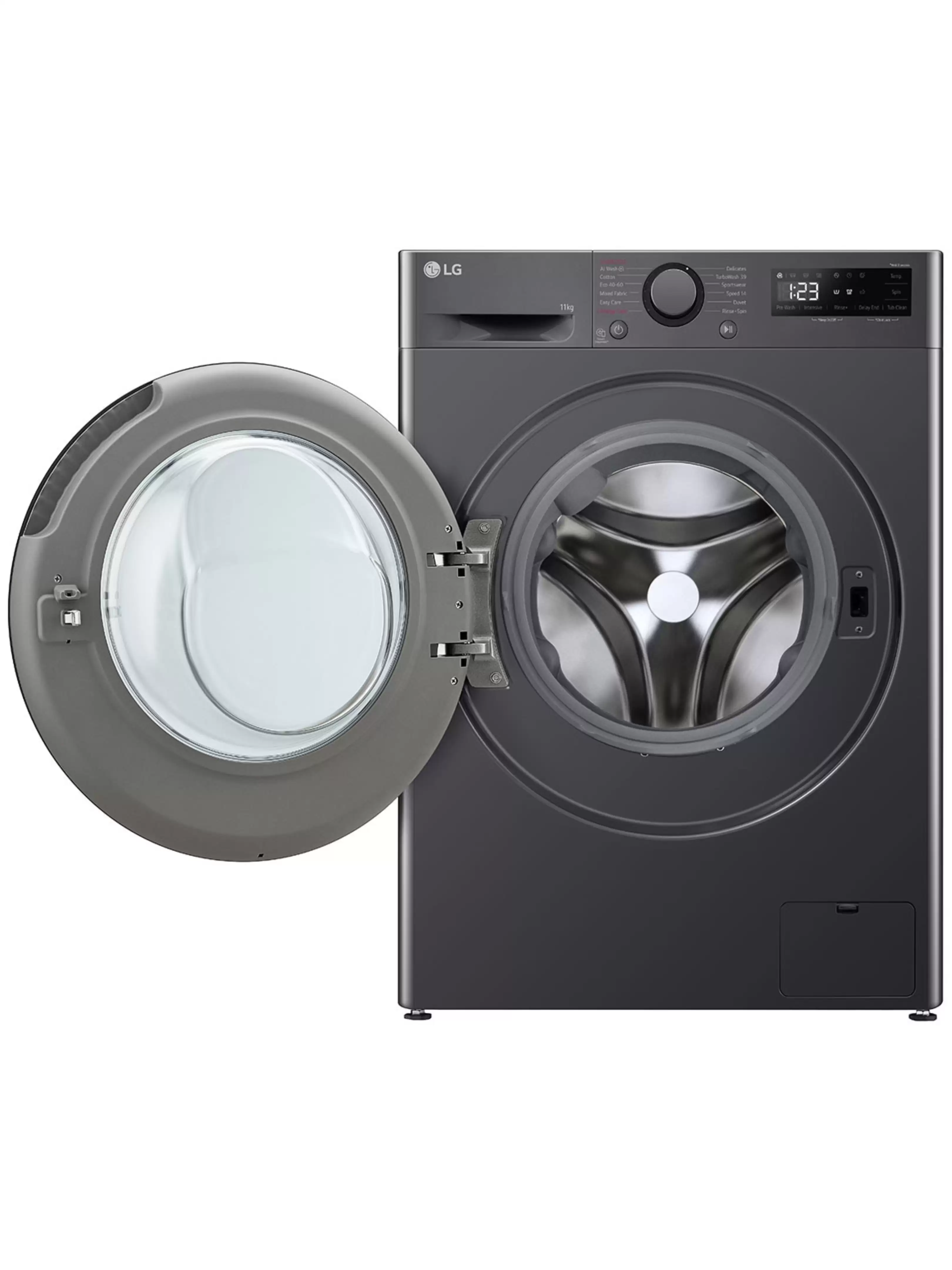 Стиральная машина LG F4WR511S2M (62см / 11кг / 1400об / пар / AI DD / TurboWash™360 / Inverter Direct Drive / Чёрная / A+++)-1