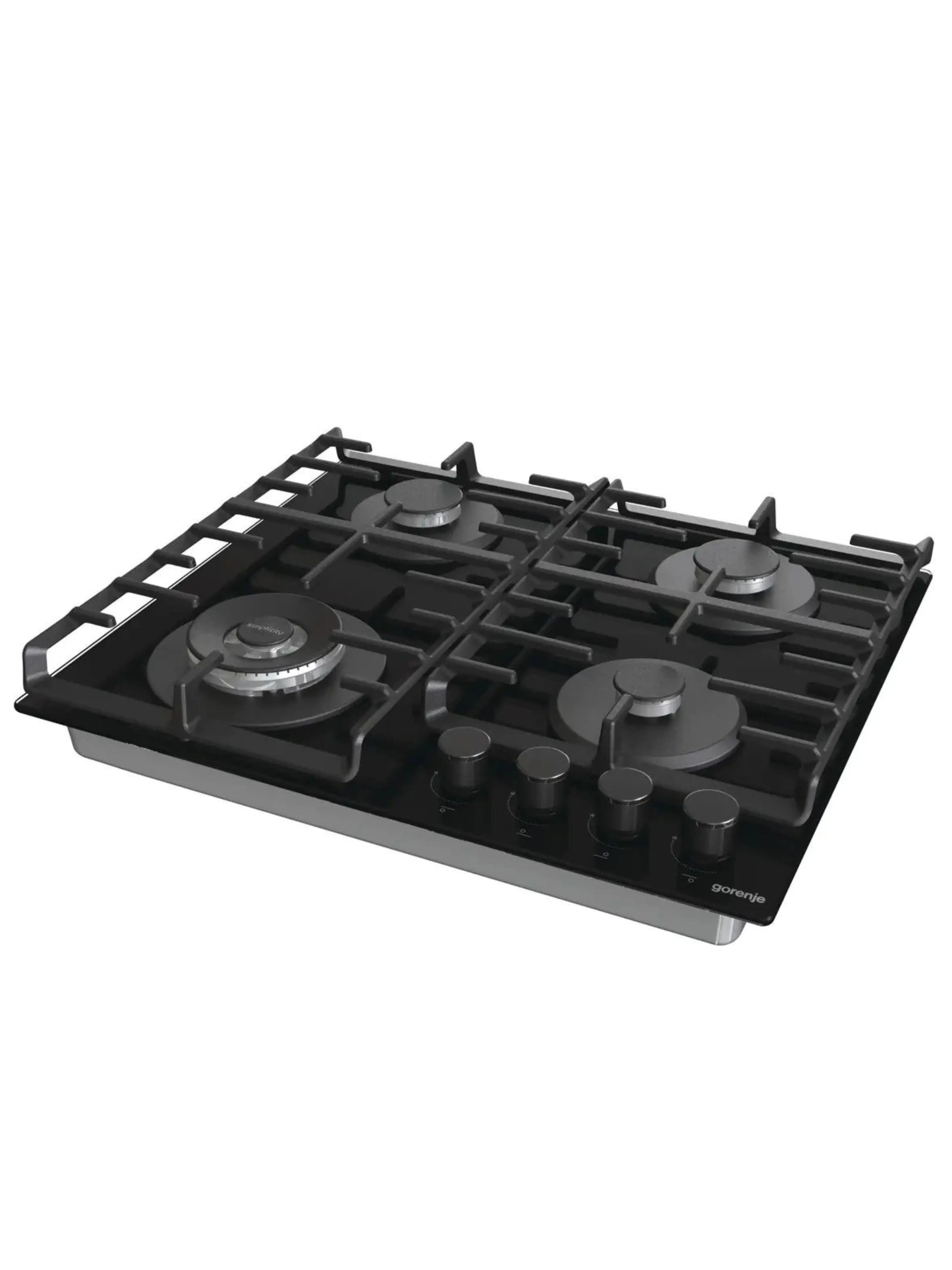 Поверхность газовая Gorenje GTW642SYB (Simplicity 2.1 / черный / закаленное стекло / чугун / WOK)-7