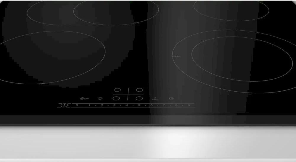Поверхность электрическая Bosch PKN631FP2E (Serie6 / Чёрная стеклокерамика / 4 конфорки / DirectSelect / PowerBoost  / Таймер / 8,3 кВт)-3