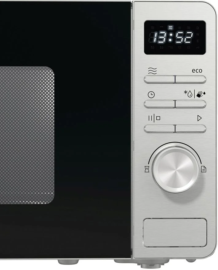 Микроволновая печь Gorenje MO20A3X (Advanced / 20 л, 800 Вт, переключатели кнопки, серебристый/черный)-4