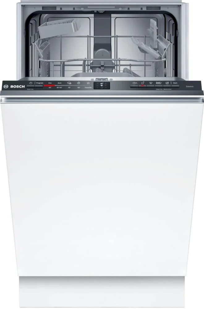 Машина посудомоечная встраиваемая 45 см Bosch SPV2HKX42E (Serie2 / 10 комплектов / 2 полки / расход воды - 8,9 л / InfoLight / Home Connect / А)-0