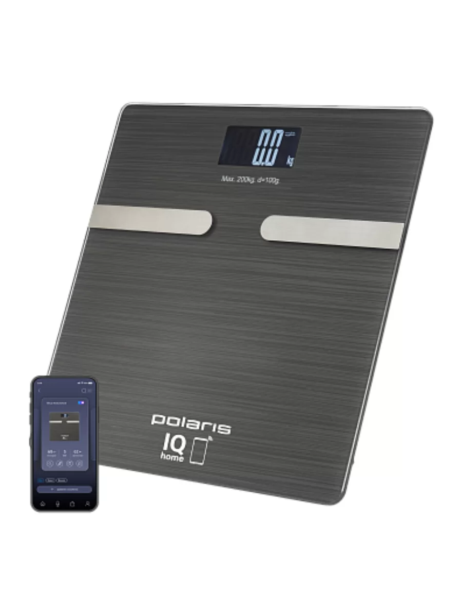 Весы электронные напольные Polaris PWS 1892 IQ Home (200 кг / диагностика)-2