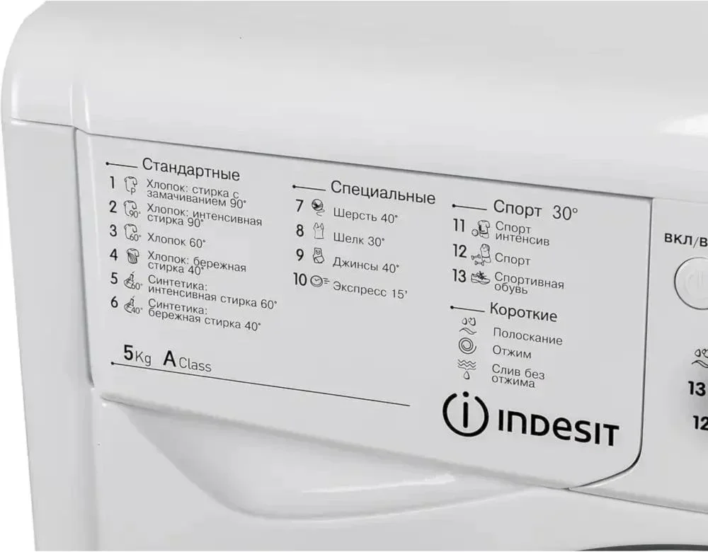 Стиральная машина Indesit IWSB 5105 (CIS) (42 см / 5кг / 1000об / Eco Time / A)-2