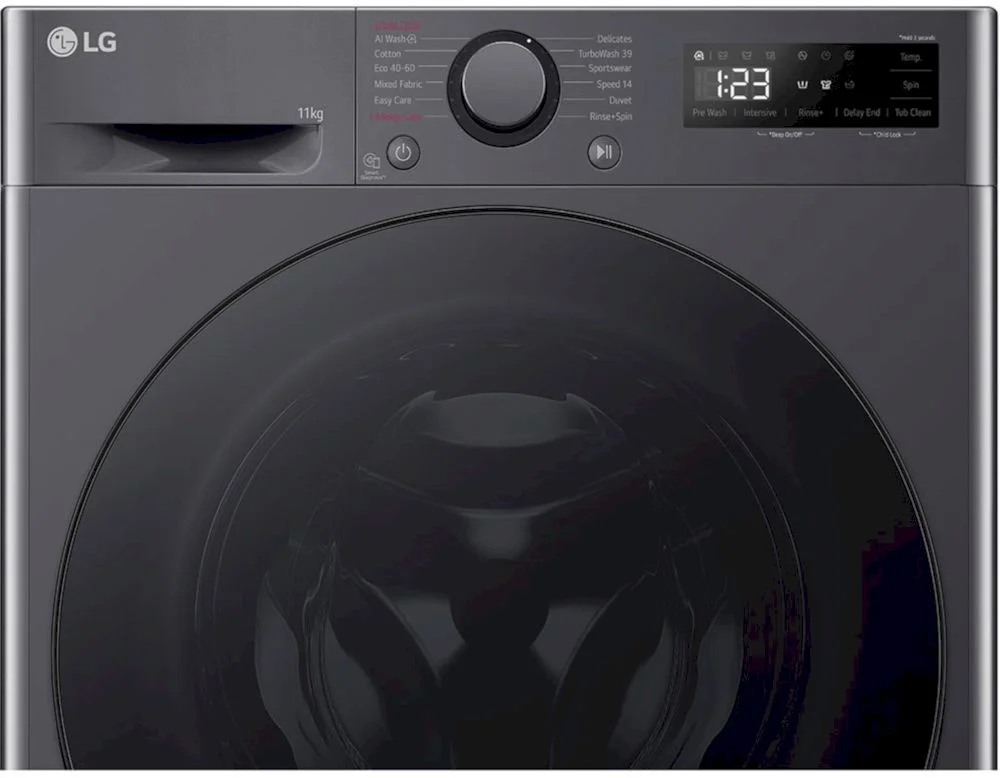 Стиральная машина LG F4WR511S2M (62см / 11кг / 1400об / пар / AI DD / TurboWash™360 / Inverter Direct Drive / Чёрная / A+++)-3