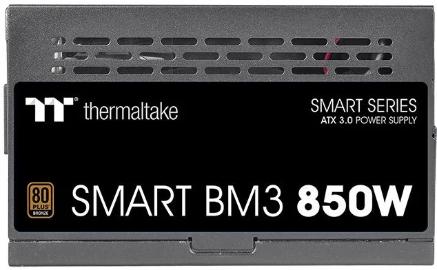 Блок питания Thermaltake 850W Smart BM3 полумодульный (80+ Bronze, 20+4 pin, 2x 4+4 pin CPU, 12VHPWR, 4x 6+2 pin PCI-E, Smart Zero Fan, 120mm Fan)-3
