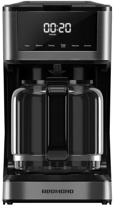 Кофеварка капельная Редмонд CM712 (используемый кофе - молотый / 900 Вт / 1.7 л / сенсор)-0