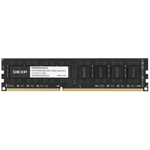 Память DDR3  8GB 1600MHz DEXP  DEXP8GD3UD16-0