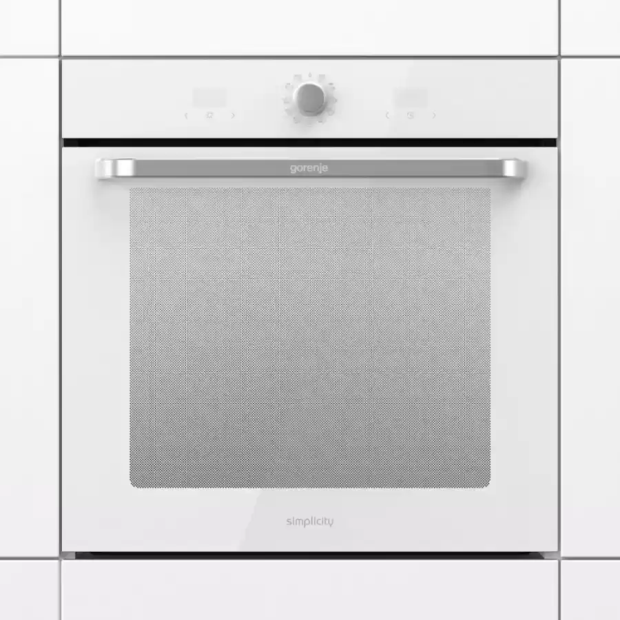 Духовой шкаф Gorenje BOS6737SYW (Simplicity / 77 л / до 300 °C / Белый, стекло / AquaClean / PerfectGrill / телескоп. напр. (x2) / А / IconLED)-0