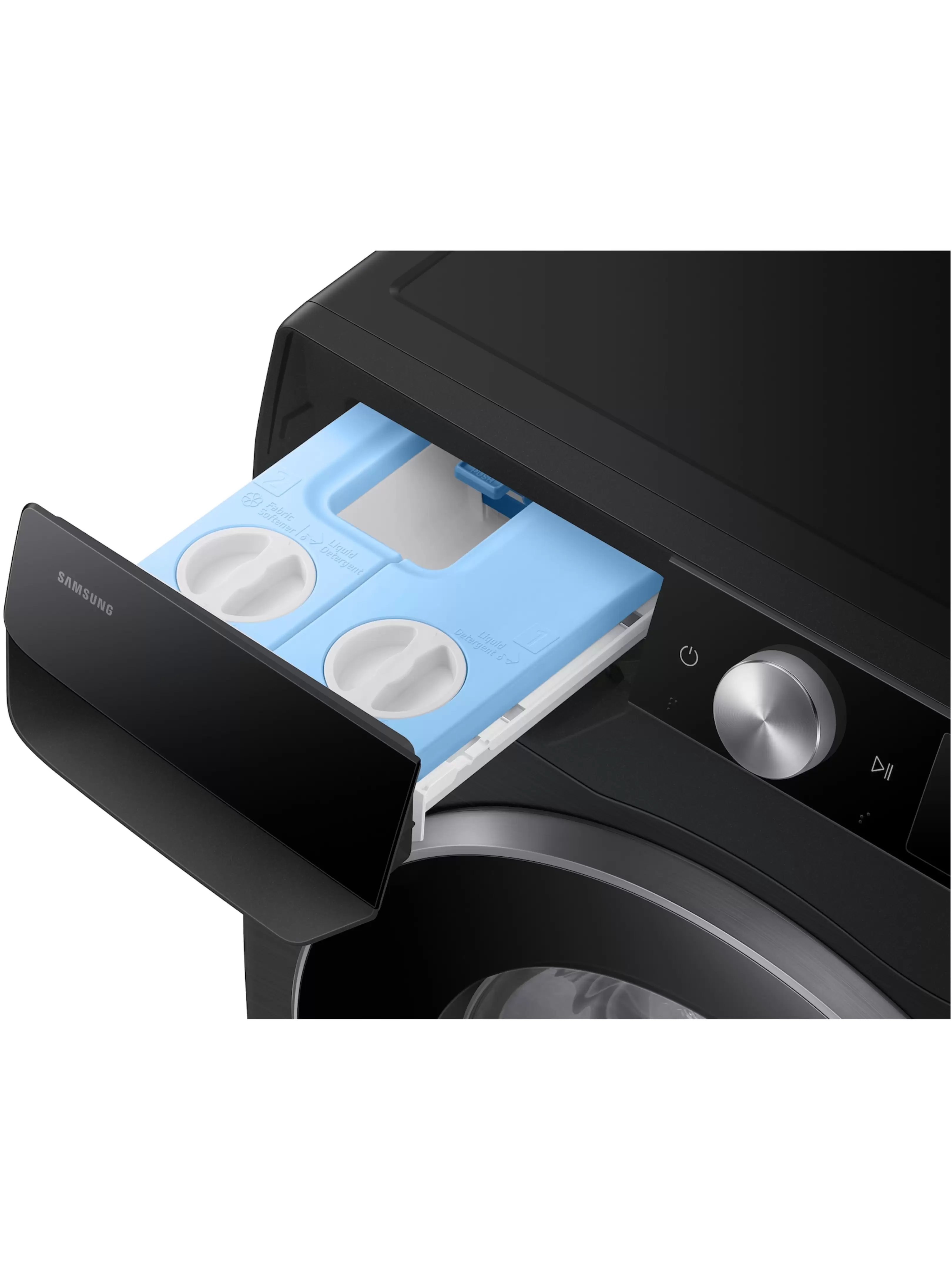 Стиральная машина Samsung WW90DG6U85LBU4 (55см / 9кг / 1400об / пар / StayClean / EcoBubble™ / Wi-Fi / Чёрный)-6