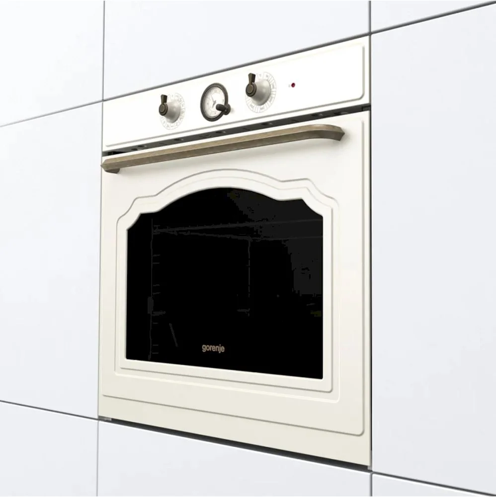 Духовой шкаф Gorenje BOS67372CLI (Classico / 77 л / до 300 °C / Бежевый, эмаль / AquaClean / PerfectGrill / телескоп. напр. (x1) / А)-4