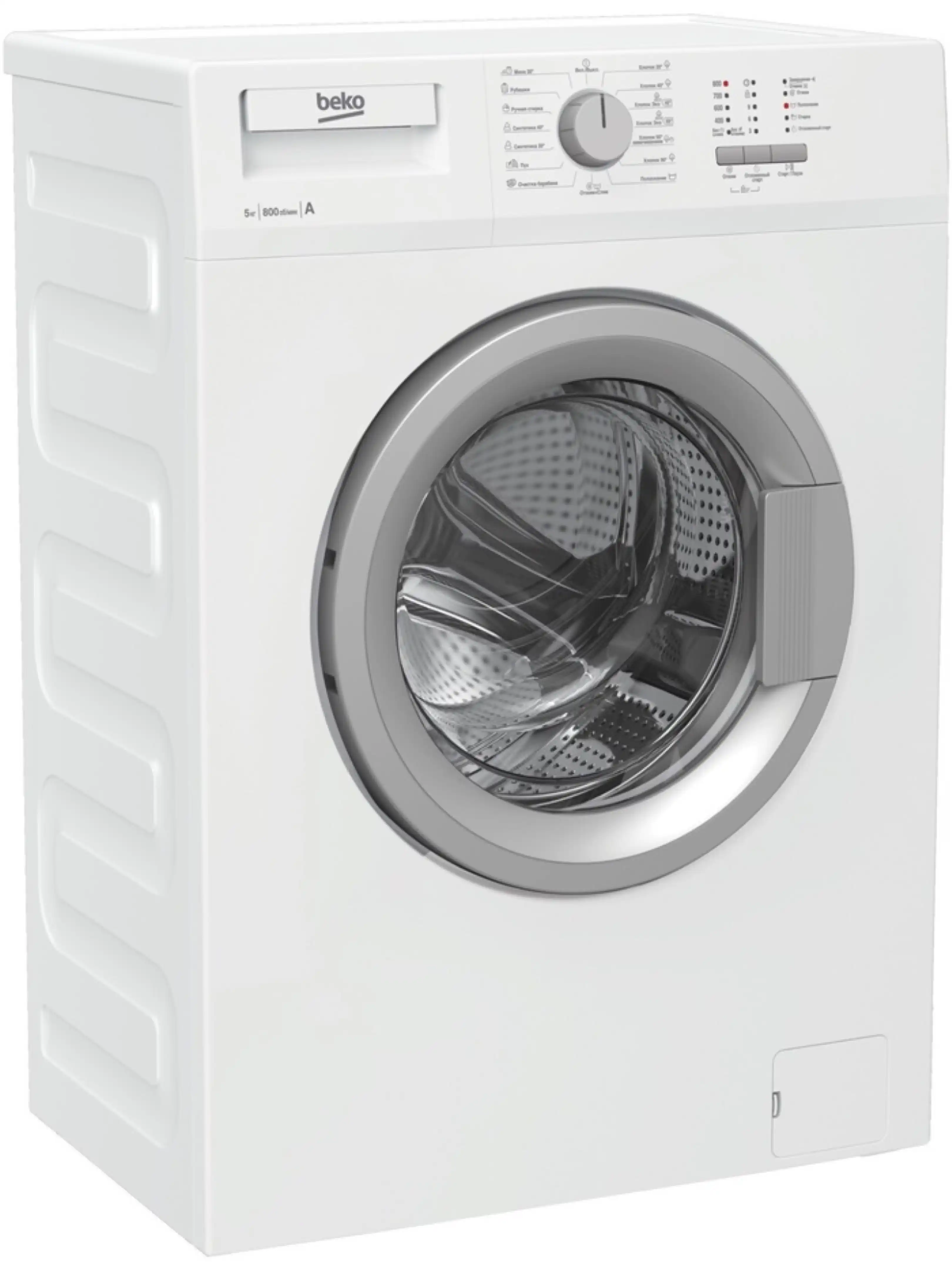 Стиральная машина Beko WRS54P1BSW (35-36.5см / 5кг / 800об / A)-1