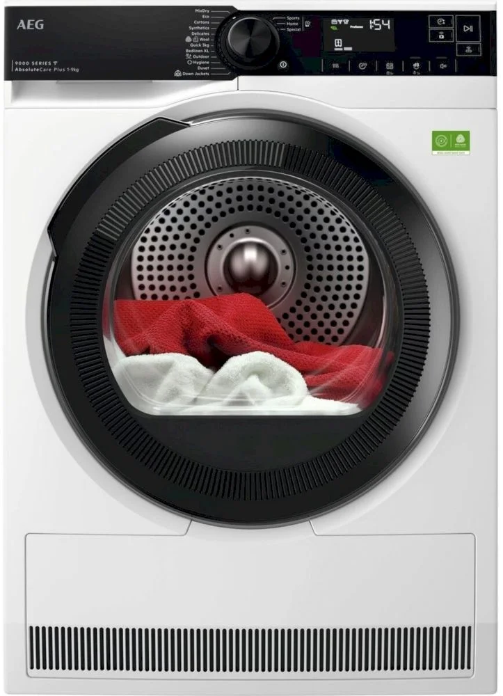 Сушильная машина с тепловым насосом AEG TR9394CE (Serie9000 / 63.6-65,7 см / 9кг / AbsoluteCare® Plus / MixDry / 3DScan / Wi-Fi / A++)-0