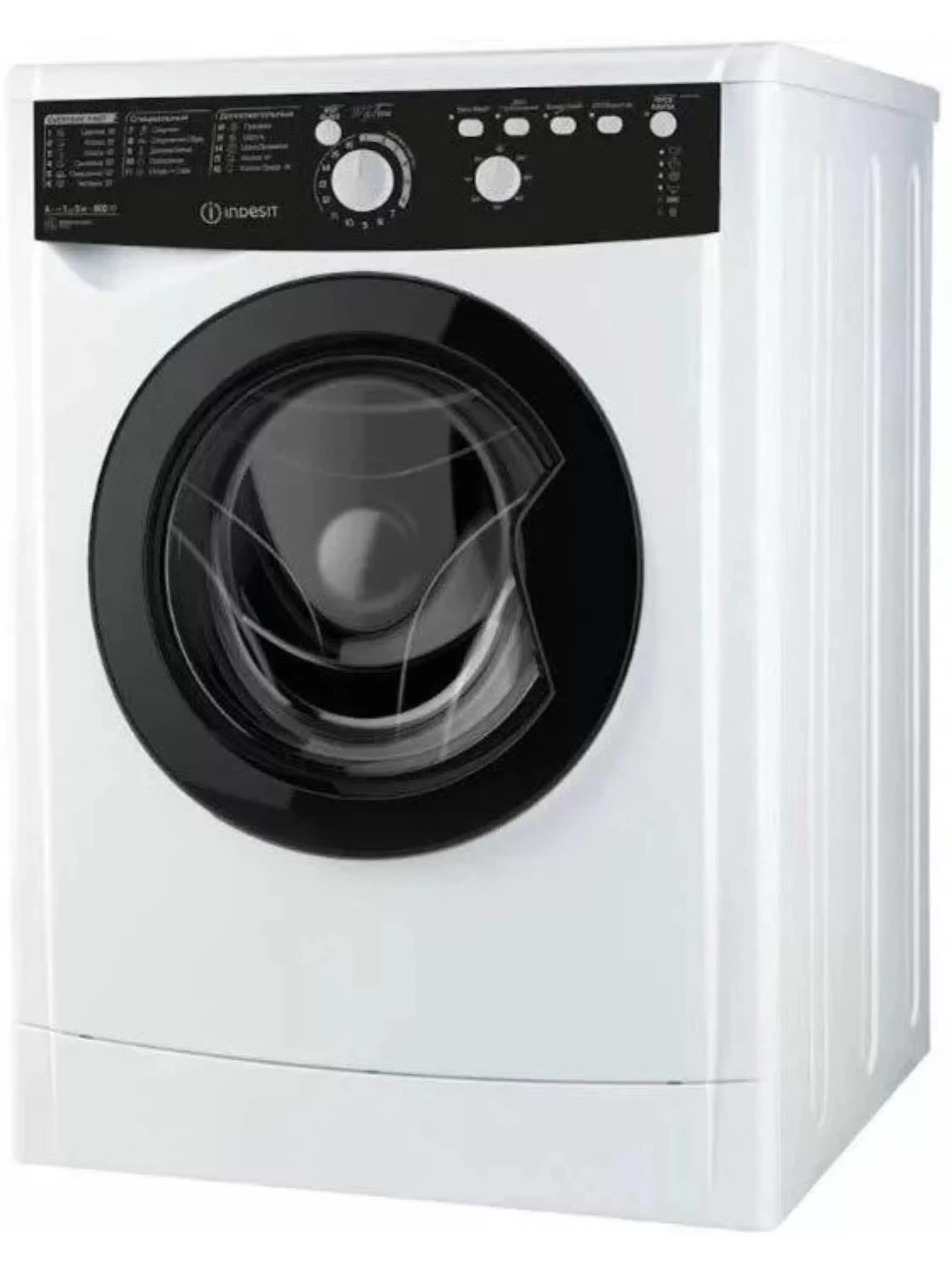 Стиральная машина Indesit EWSB 5085 BK CIS (42 см / 5кг / 800об / Extra Wash / A)-1