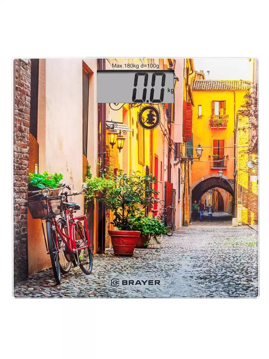 Весы электронные напольные Brayer BR3730 (180 кг)-0