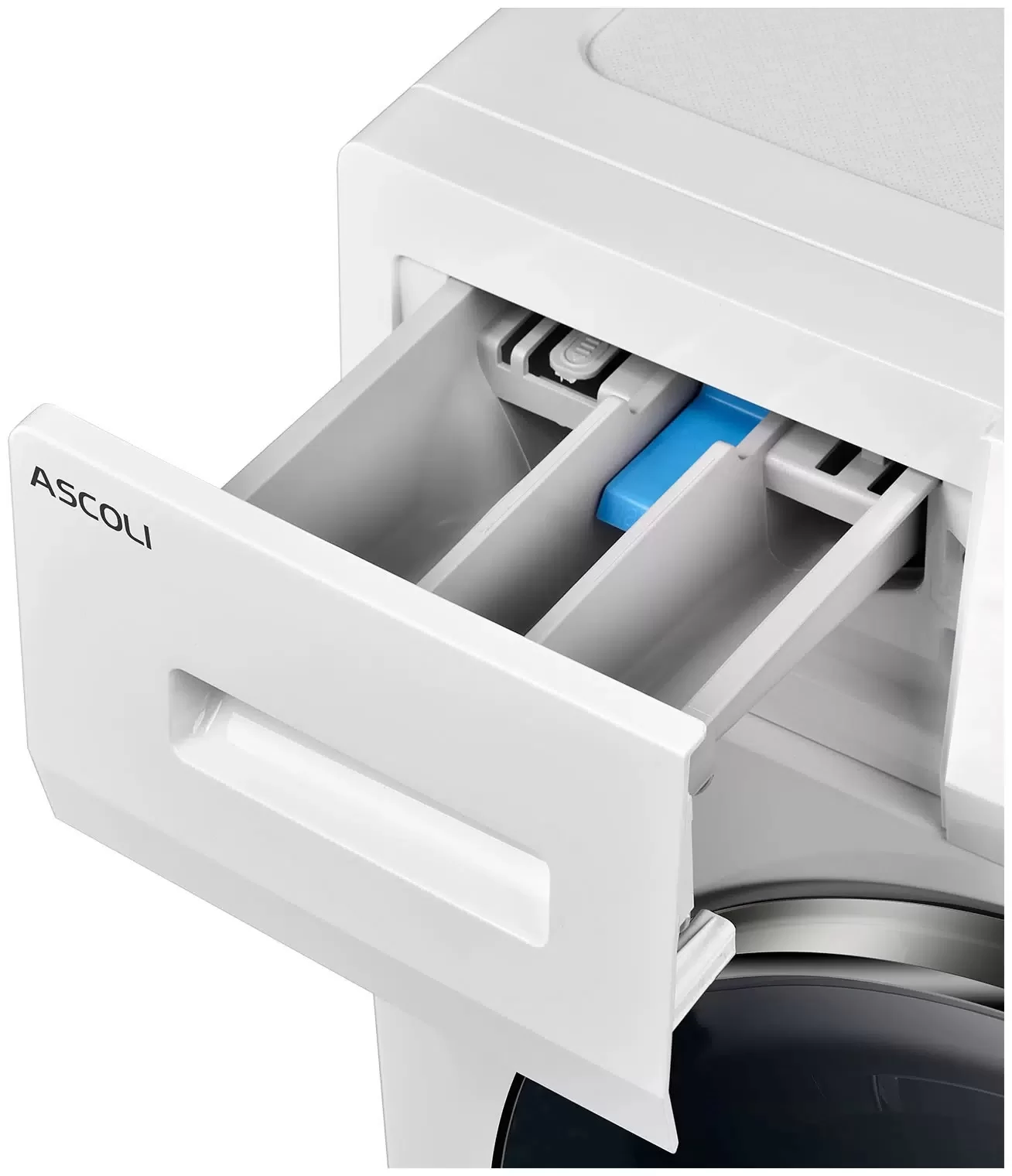 Стиральная машина Ascoli AWMT-851415EBW (50 см / 8кг / 1200об / пар / A+++ / Инверторный двигатель)-1