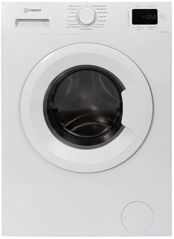 Стиральная машина Indesit ILS3 61091 (44,3 см / 6кг / 1000об / пар / Инвертор / A)-0