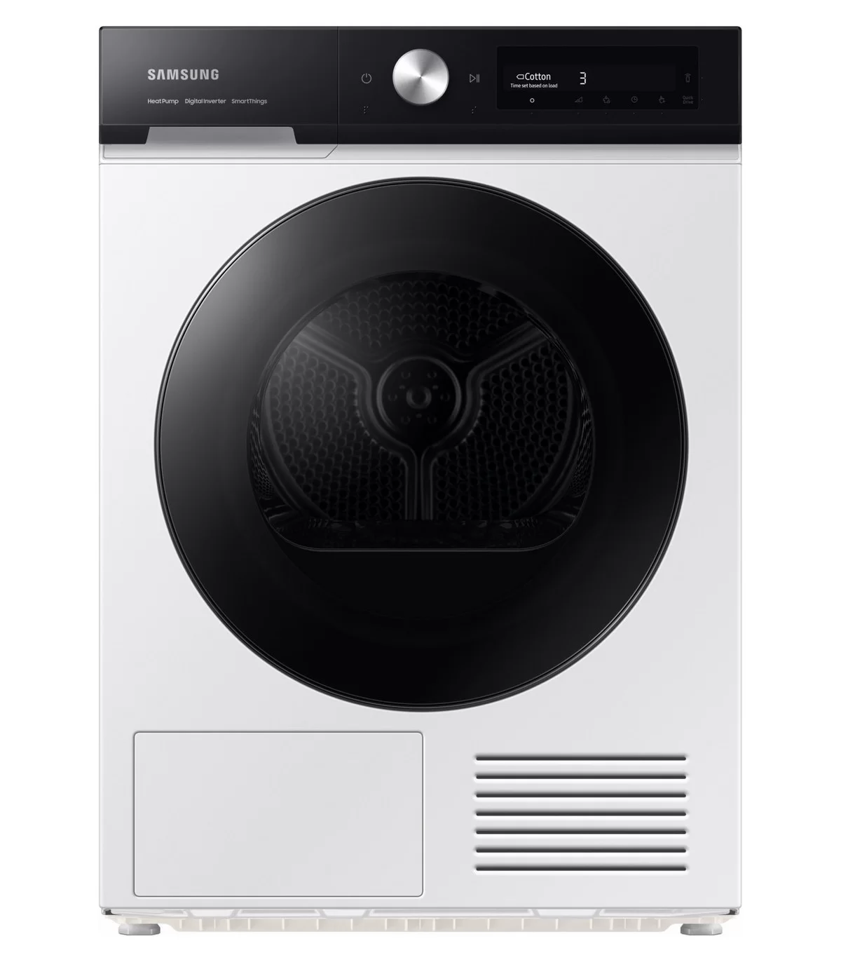 Сушильная машина с тепловым насосом Samsung DV90BB7445GE/S7 (BESPOKE AI / 65см / 9кг / SuperSpeed / AI Dry™ / Hygiene Care / Wi-Fi / А+++)-0