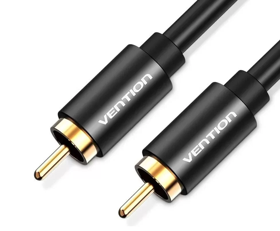 Кабель аудио Vention (RCA M - RCA M) длина 2м. черный-0