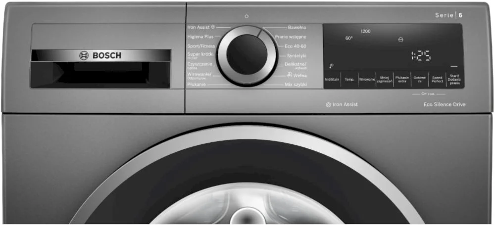 Стиральная машина Bosch WGG142ZRPL (Serie6 / 59-63,6см / 9кг / 1200об / SpeedPerfect / EcoSilence Drive / AntiStain / VarioDrum / А+++ / Серебряная)-3