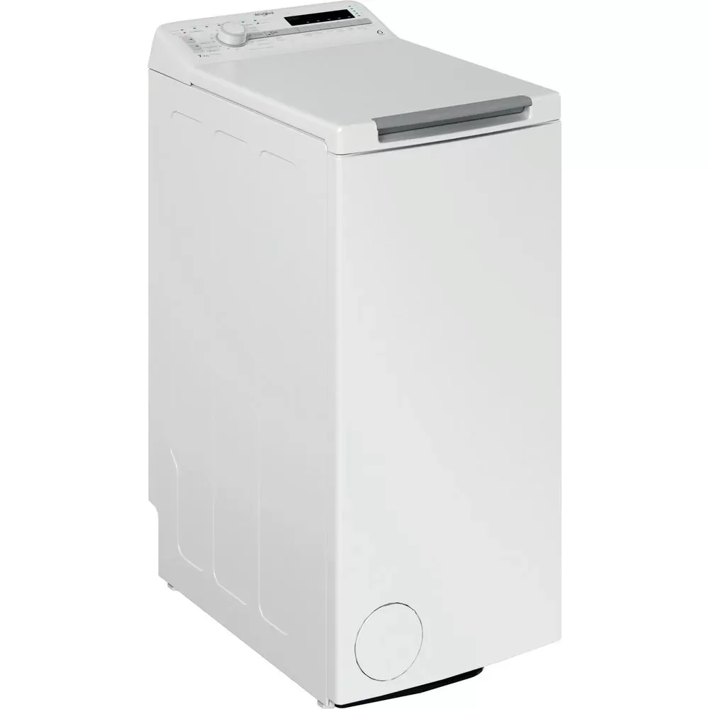 Стиральная машина вертикальная Whirlpool NTDLR 7220SS PL/N (60см / 7кг / 1200об / 6th SENSE/ A+++-0