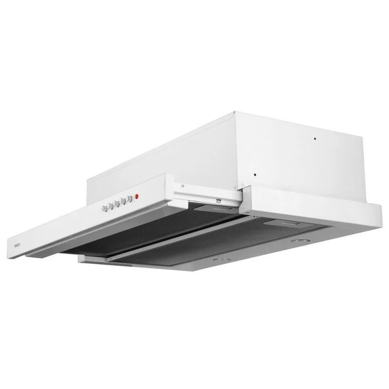 Вытяжка телескопическая AKPO WK-7 Light 50 White (520 м³/ч / 120 Вт / LED освещение 2x2 Вт / ширина - 50 см / белая)-0