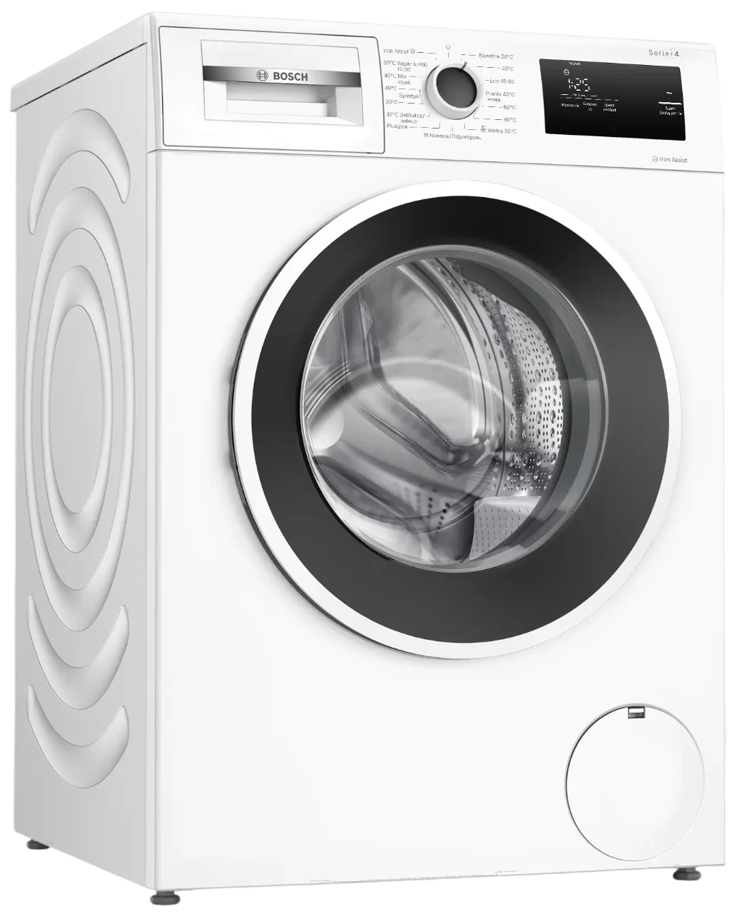 Стиральная машина Bosch WAN240MHPL (Serie4 / 59-63,3см / 9 кг / 1200об / пар / SpeedPerfect / ActiveWater Plus / EcoSilence Drive / A+++)-1