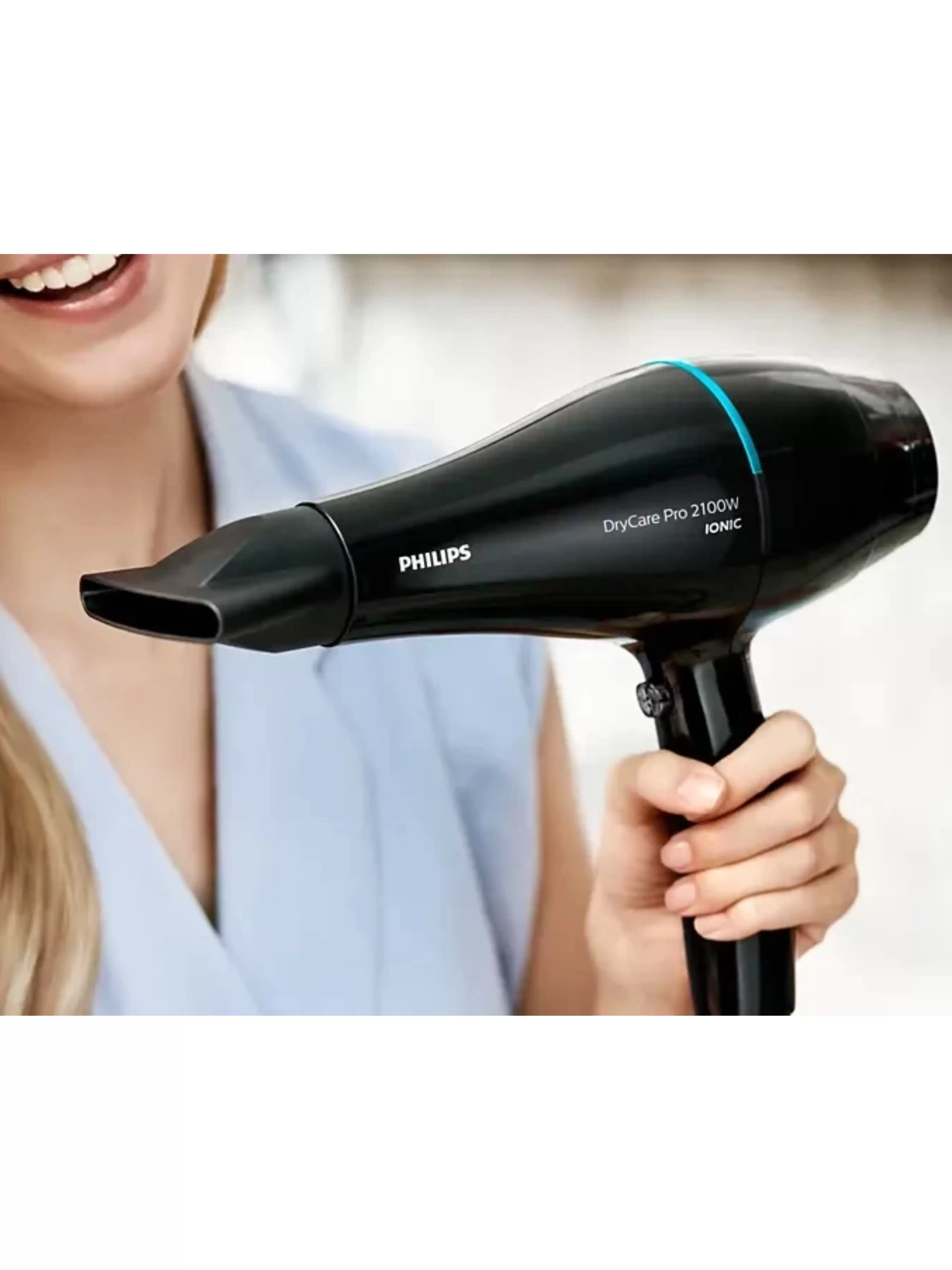 Фен Philips BHD272/00 (полноразмерный / 2100 Вт / 4 режима / холодный воздух / шнур - 1,8 м / AC мотор)-4