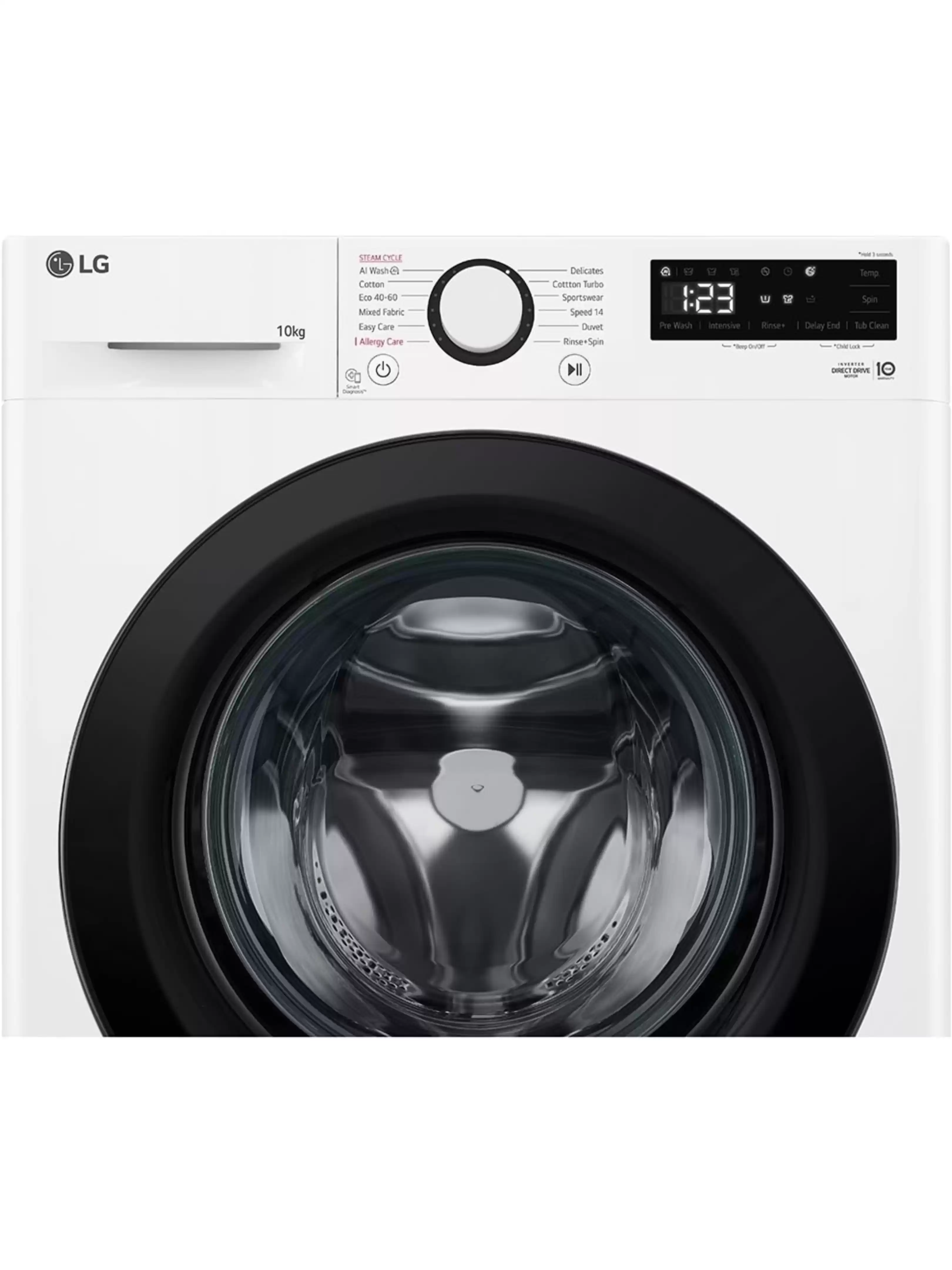 Стиральная машина LG F4WR510SBW (56,5см / 10кг / 1400об / пар / AI DD / Steam / Smart Diagnosis / Inverter Direct Drive / A+++)-5