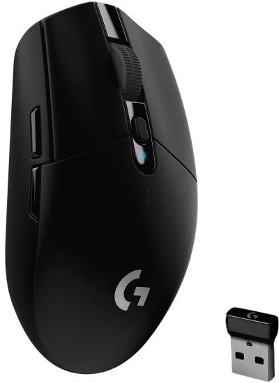 Беспроводная игровая мышь Logitech G304 Lightspeed, (Радиоканал/12000 dpi), Черная-0