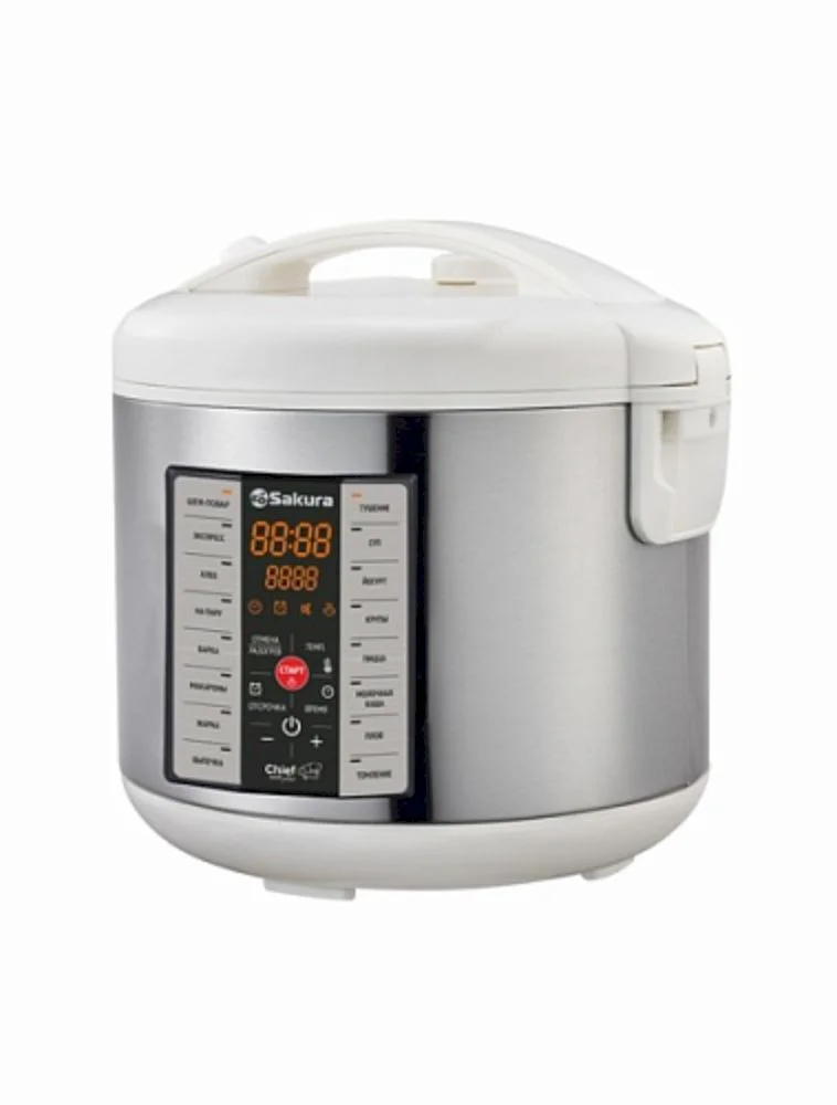 Мультиварка Sakura SA-7766W (5л / 860 Вт / 16 программ)-0