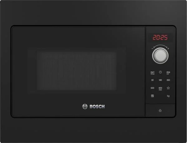 Микроволновая печь встраиваемая Bosch BFL523MB3 (Serie2 / черный / 20л / ширина - 49,5 см / 800Вт)-0