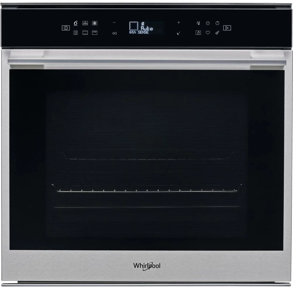 Духовой шкаф Whirlpool W7 OM4 4S1 H (73 л / до 250 °C / Нерж. сталь, стекло / SmartClean (очистка паром) / Гриль / Телескоп. напр. / SoftClose / A+)-0