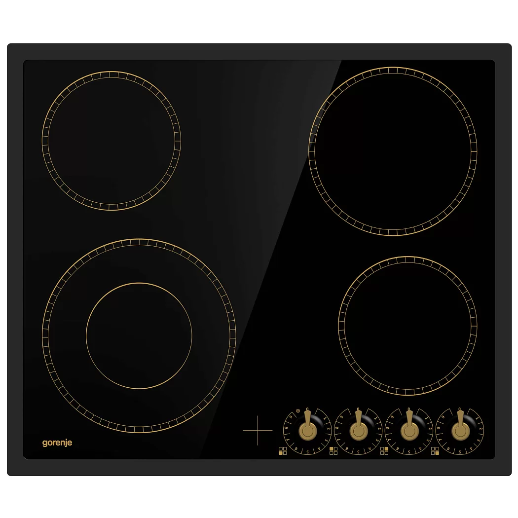 Поверхность электрическая Gorenje EC642CLB (Classico / черный / стеклокерамика / PowerBoost)-4