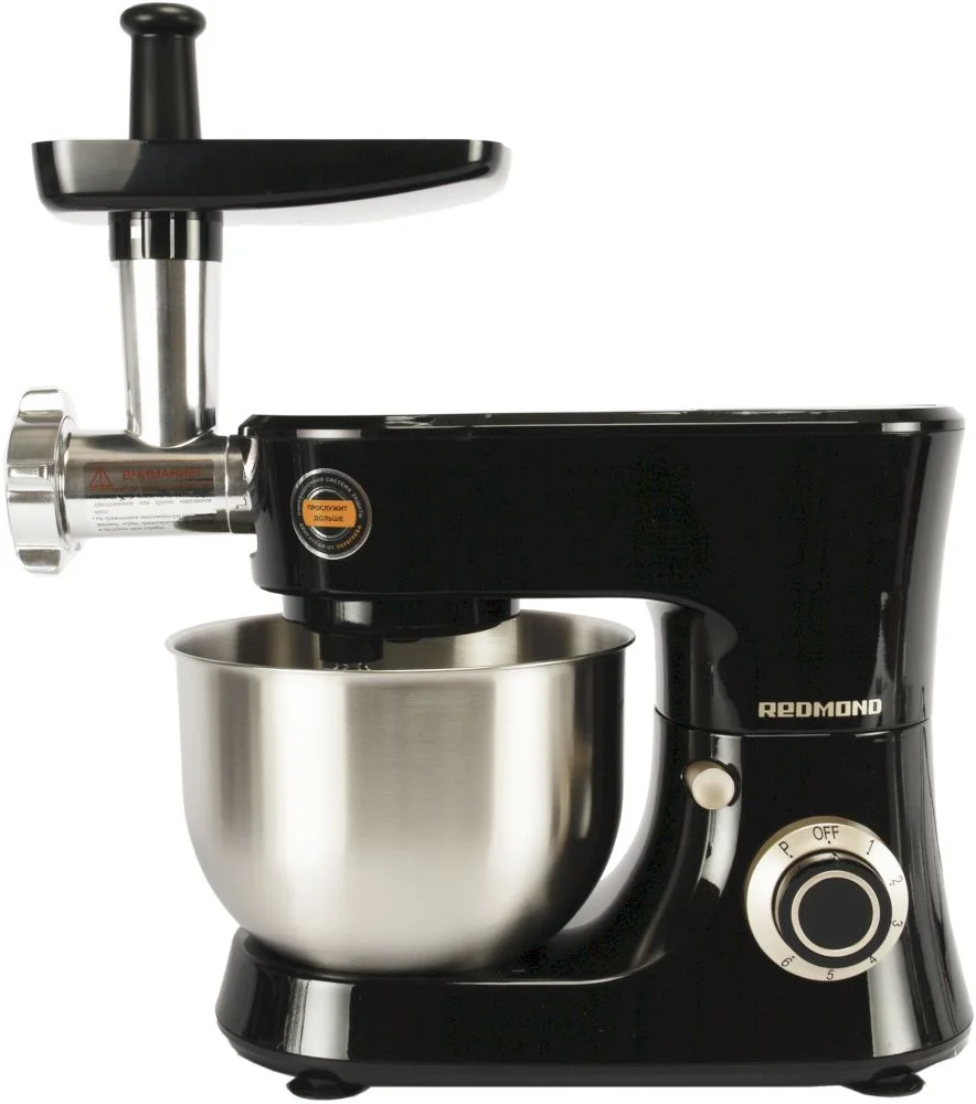 Кухонный комбайн Redmond FM613 (1200 Вт / 5 л / блендер, миксер, мясорубка, тёрка / кувшин - стекло, 1.5 л/ 6 скоростей)-0