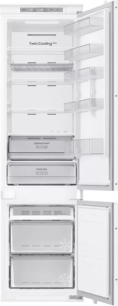 Холодильник встраиваемый Samsung BRB70F30AES0 (Объем - 298л / Высота - 193.5см / Слайдерное крепл. фасадов / Twin Cooling+ / Wi-Fi / NoFrost)-0