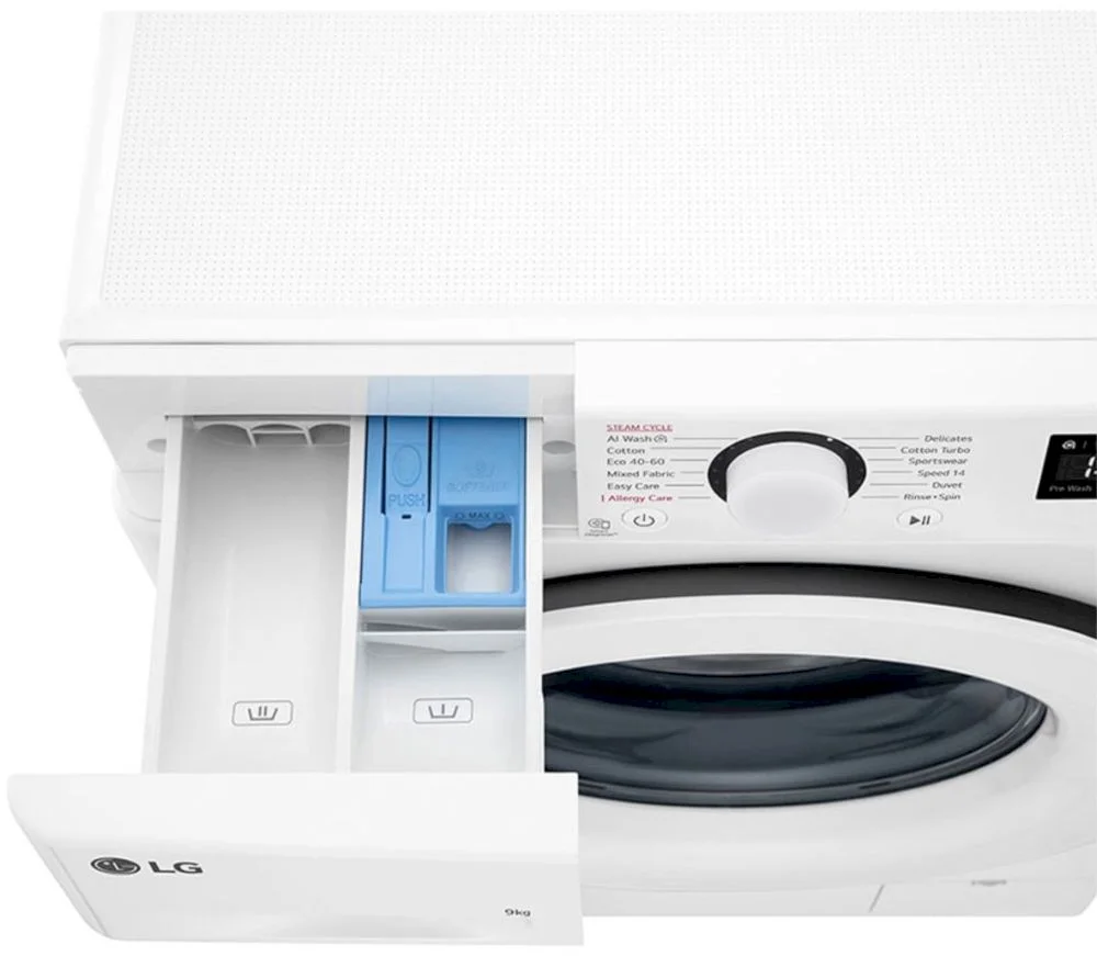 Стиральная машина LG F2WR509SWW (47,5 см / 9 кг / 1200 об / пар / AI DD™ / Steam™ / Smart Diagnosis / А+++)-6