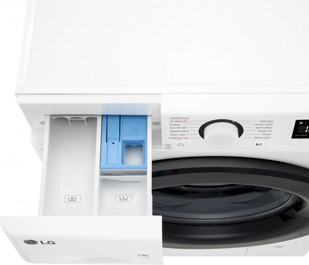 Стиральная машина LG F4WR513SBW (61.5см / 13кг / 1400об / пар / AI DD / AI Wash / Smart Diagnosis / Inverter Direct Drive / A+++)-6