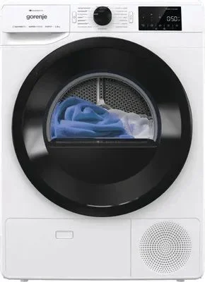 Сушильная машина с тепловым насосом Gorenje DGPNE82GNLW (Essential / 62.5 см / 8кг / AntiCrease / StableTech / TwinAir / Wi-Fi / A++)-0