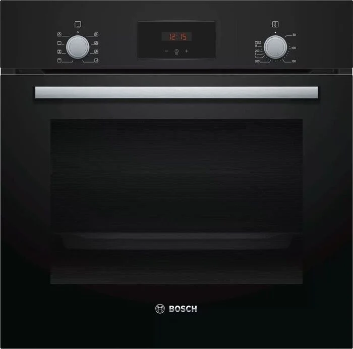 DSP Духовой шкаф Bosch HBF153BB0 (Serie2 / 66 л / до 275°C / Чёрный / Гриль / телескоп. напр.(x1) / EcoClean / A)-0