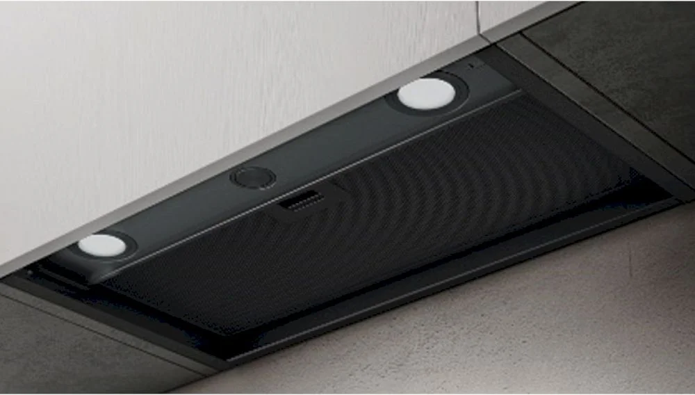 Вытяжка полновстраиваемая Elica BOXIN LX/BL MAT/A/90 (1000 м³/ч / 255 Вт / LED освещение 2x2,5 Вт / ширина - 89,4 см / Матовый чёрный)-1