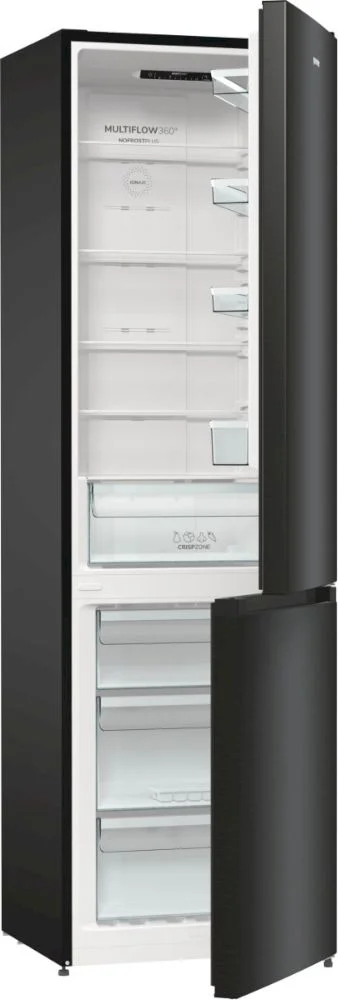 Холодильник Gorenje NRK6202EBXL4 (Essential / Объем - 331 л / Высота - 200см / A++ / Чёрный / NoFrost Plus)-0