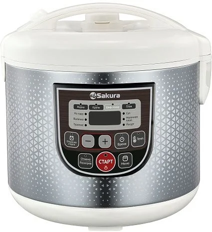 DSP Мультиварка Sakura SA-7753W (5л / 800 Вт / 10 программ)-0