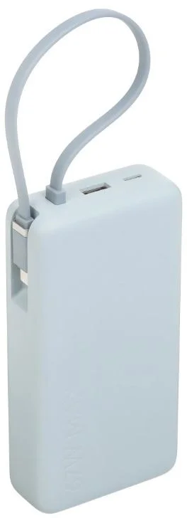 Портативная батарея Xiaomi Power Bank 67W 20000mAh, встроенный кабель, голубой (BHR08O8GL)-0