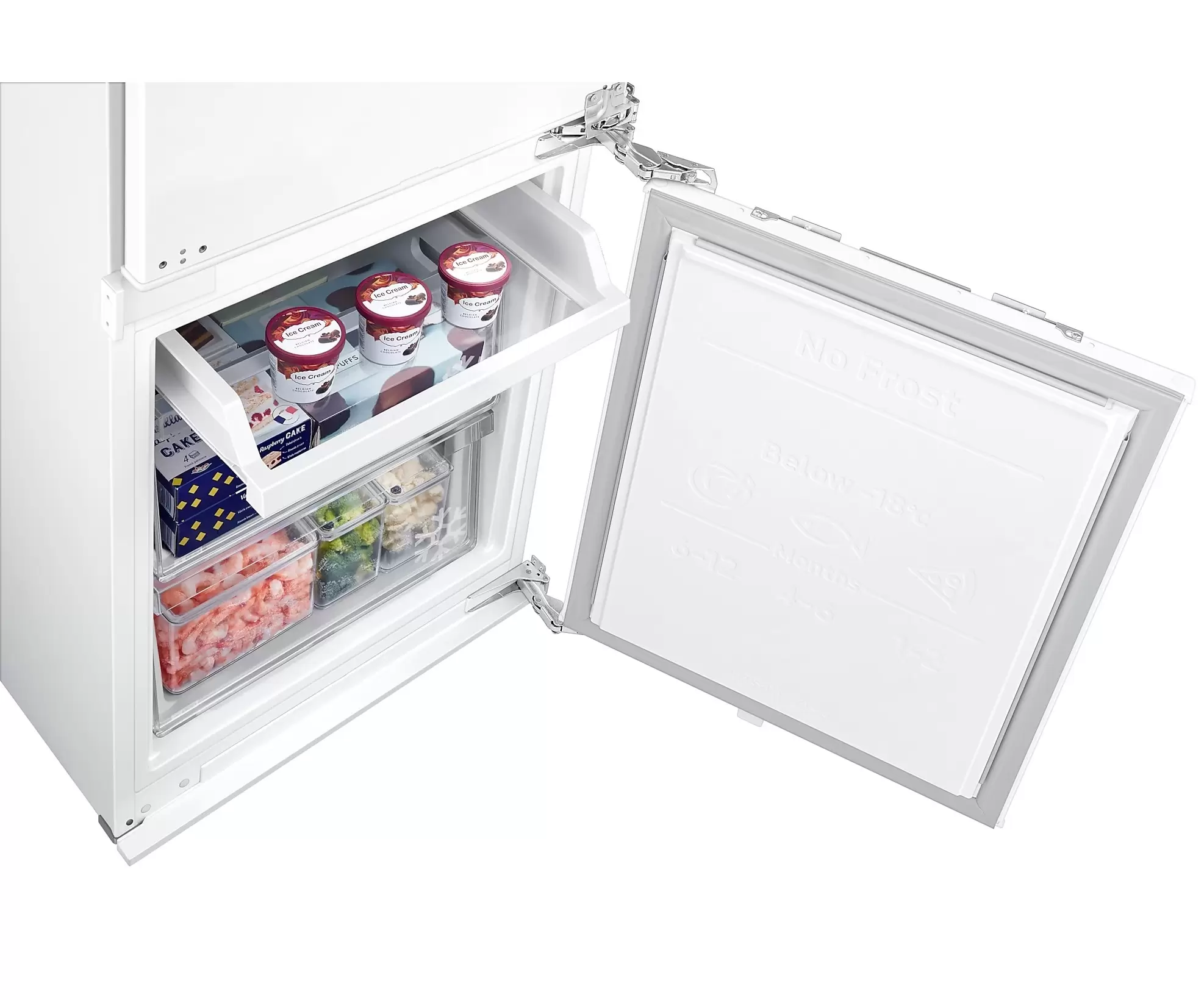 Холодильник встраиваемый Samsung BRB80F26CEF0 (Объем - 267л /Высота - 177.5см/Жёсткое крепл. фасадов/ Metal Cooling/ Mono Cooling / Wi-Fi / NoFrost)-9