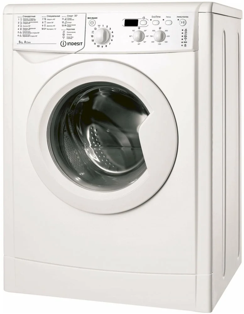Стиральная машина Indesit IWSD 51051 CIS (42 см / 5кг / 1000об / Eco Time / A)-0